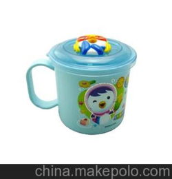 韓國生活 洗滌 廚房用品批發(fā) 寶露露兒童愛心杯 塑料