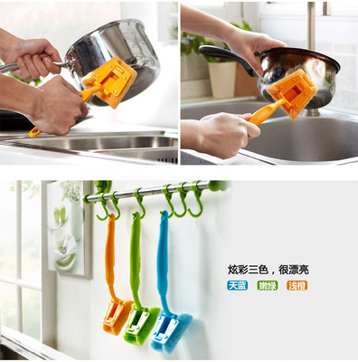 批發(fā)采購其他家務清潔用具-居家廚房用品清潔刷 家務多功能廚房強力海綿去污刷清潔刷.