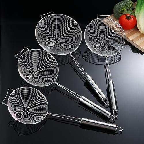 批發(fā)不銹鋼線漏廚房用品打邊爐長(zhǎng)柄火鍋漏勺商用油炸撈面過(guò)濾網(wǎng)勺