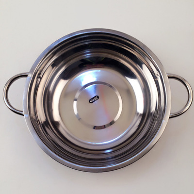 廚房用具做面煲湯雙耳湯鍋28#雙耳湯鍋 5元店雙耳湯鍋貨源批發(fā)