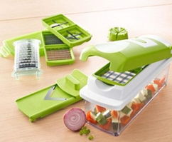 nicer dicer plus 多功能切菜器 沙拉機(jī) 廚房用品 12件套合一價(jià)格 廠家 圖片