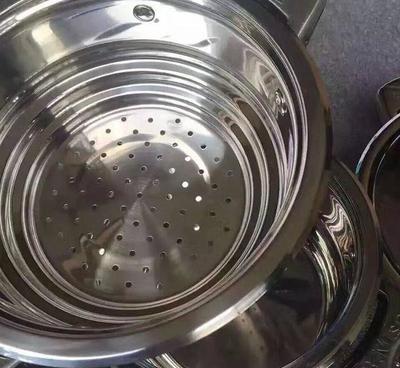 不銹鋼材質(zhì)四件套廚房用具湯鍋一個煎鍋 開水壺批發(fā)