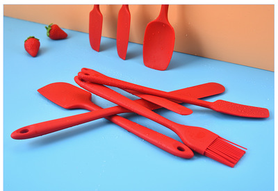 廠家批發(fā)全包一體硅膠刮刀套裝蛋糕奶油抹刀9件套廚房烘培用具