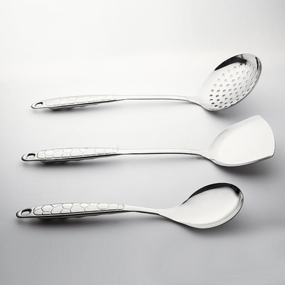 供應烹飪勺鏟 全不銹鋼廚具套裝 禮品廚具七件套 廚房用具批發(fā)0